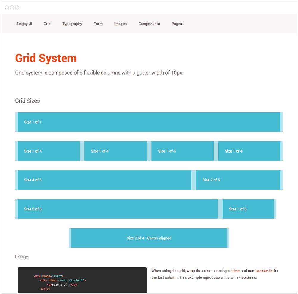 pattern library